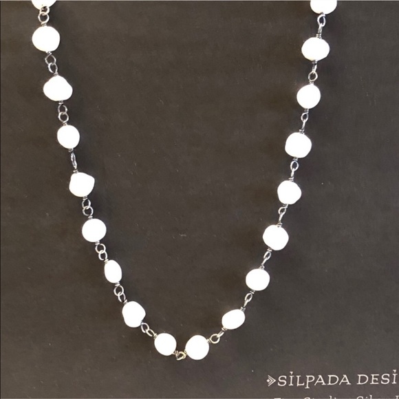 Silpada Pearl ‘Fresh Catch’ Flirty Sterling Necklace 32” - N1368 - Picture 10 of 16